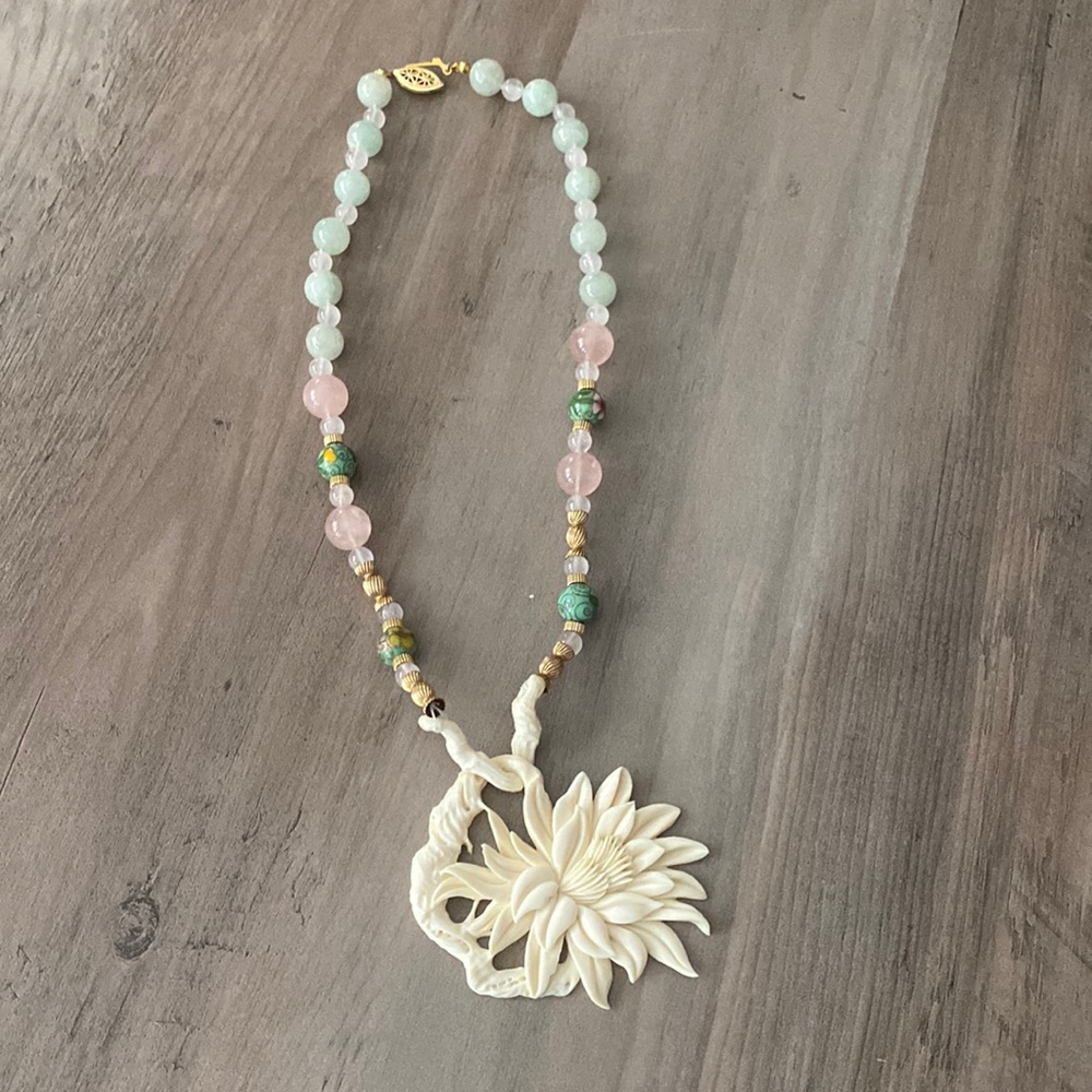 Jade Beaded Necklace